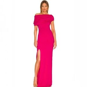 YAURA Ameerah Formal Maxi Dress in Pink Size UK 8 USA 4 from REVOLVE Black Tie